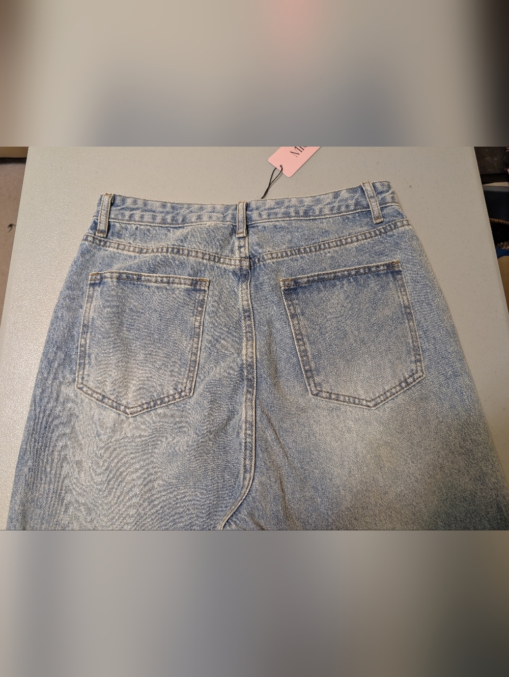 NWT Micas crossover button fly jeans, medium - Picture 6 of 9